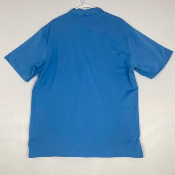Nike Golf Shirt Mens Sz XL Blue Polo Dri Fit Short Sleeve Lightweight Used - Picture 5 of 15